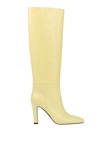 LIVIANA CONTI Boots Pastel yellow Leather