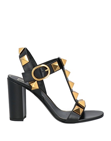 VALENTINO GARAVANI Sandali Nero Pelle