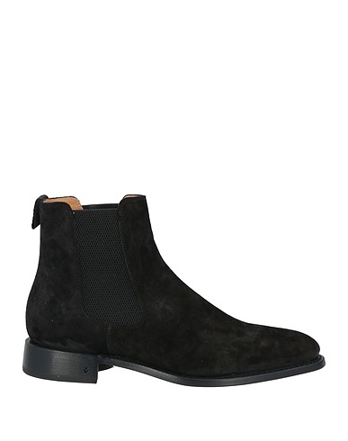 JOHN VARVATOS 미들 부츠 블랙 가죽