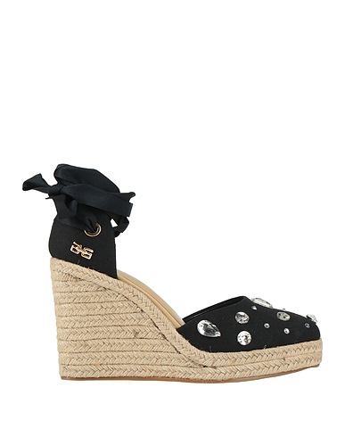 GAëLLE Paris Espadrillas Nero Fibre tessili