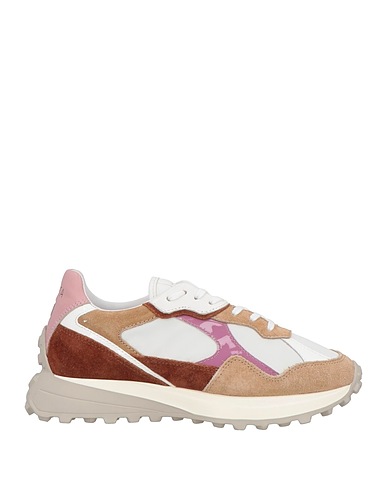 D.A.T.E. Sneakers White Leather, Textile fibers
