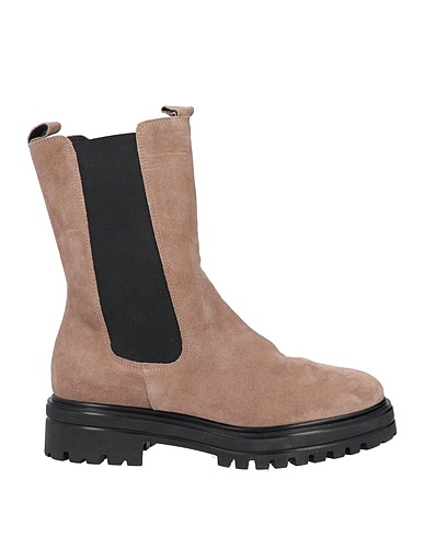 CREATIVE Ankle boot Khaki Leather