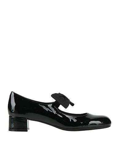 JEFFREY CAMPBELL Court Black Leather, Textile fibres