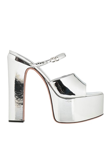 VALENTINO GARAVANI Sandals Silver Leather