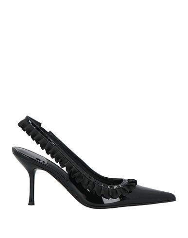JEFFREY CAMPBELL Pump Black Textile fibers