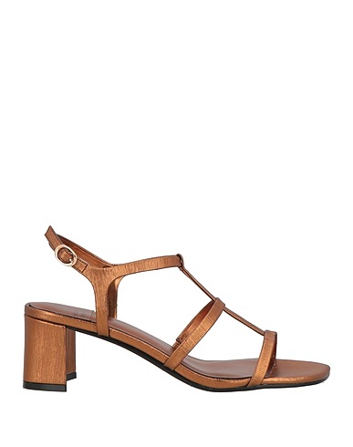 JEFFREY CAMPBELL Sandals Bronze Textile fibers