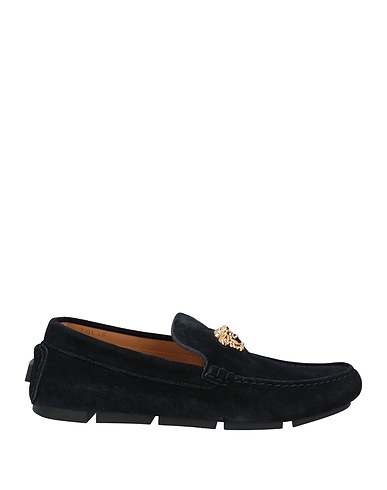VERSACE Loafers Black Calfskin