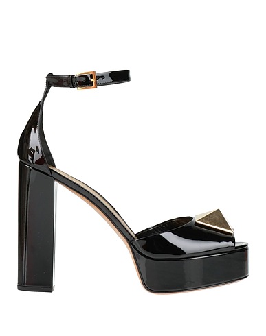 VALENTINO GARAVANI Sandali Nero Pelle