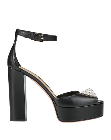 VALENTINO GARAVANI Sandals Black Leather