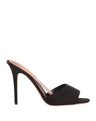 VALENTINO GARAVANI Sandals Black Textile fibers