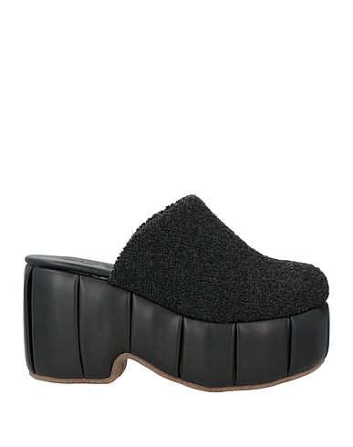 THEMOIRÈ Mules and clogs Black Textile fibers