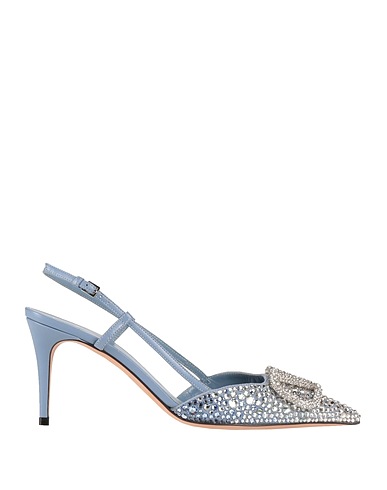 VALENTINO GARAVANI Court Pastel blue Leather