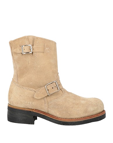 WALKER Ankle boot Beige Leather