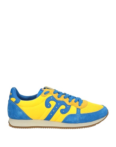 WUSHU RUYI Sneakers Yellow Leather, Textile fibres