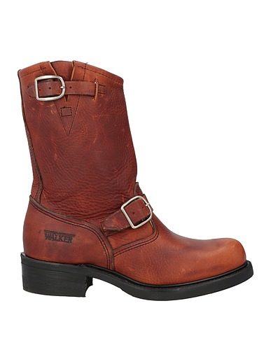 WALKER Ankle boot Brown Leather