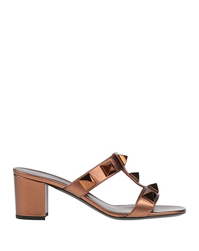 VALENTINO GARAVANI Sandals Bronze Leather