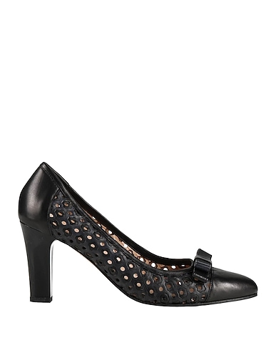 DONNA SOFT Pump Black Leather