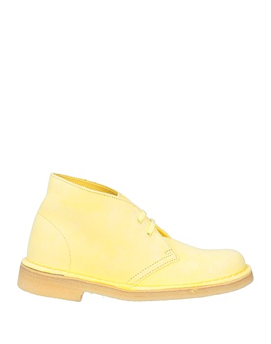 CLARKS ORIGINALS Ankle boot Yellow Leather