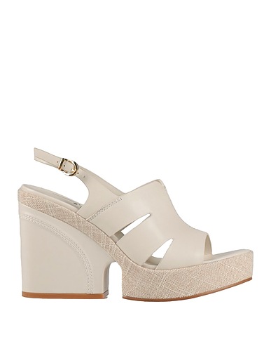 JEANNOT Sandals Ivory Leather
