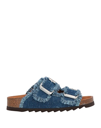 A CHOICE OF FREEDOM Sandals Blue Textile fibers