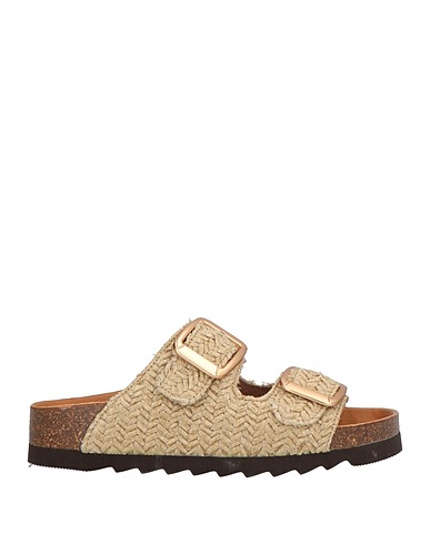 A CHOICE OF FREEDOM Sandals Beige Textile fibers