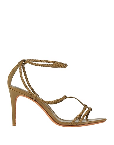 ALEXANDRE BIRMAN Sandals Military green Leather