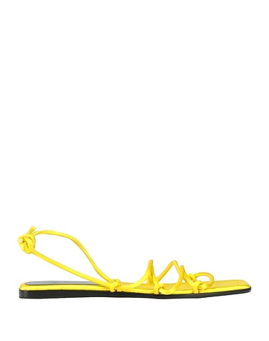 PACIOTTI Sandali Giallo Fibre tessili