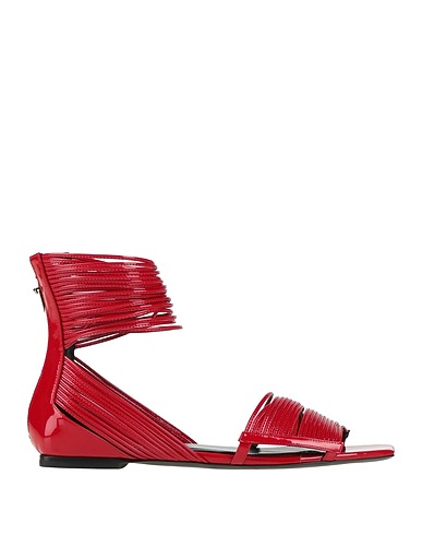 PACIOTTI Sandalia Rojo Cuero