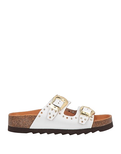 A CHOICE OF FREEDOM Sandals White Leather