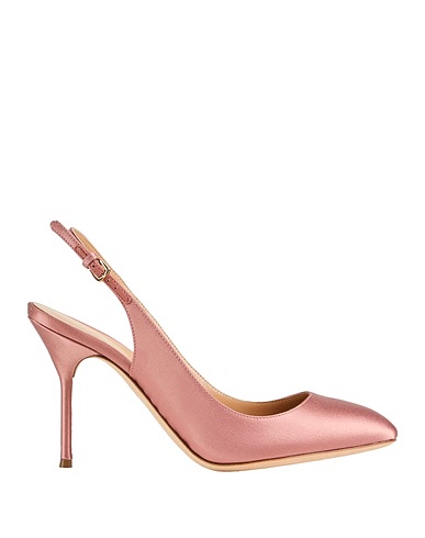 SERGIO ROSSI Pump Antique rose Textile fibers