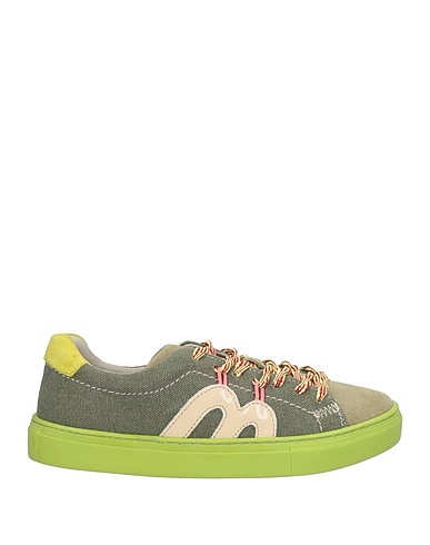 MOMONÍ Sneakers Sage green 100% Cotton, Leather