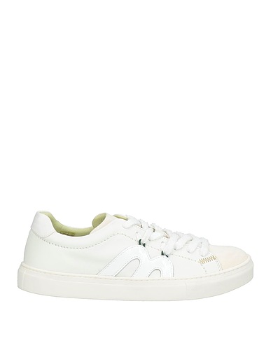 MOMONÍ Sneakers White Leather, Textile fibres