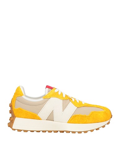NEW BALANCE Sneakers Jaune-orange Cuir, Fibres textiles