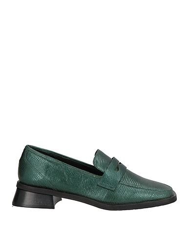 VICENZA) Loafers Dark green Leather