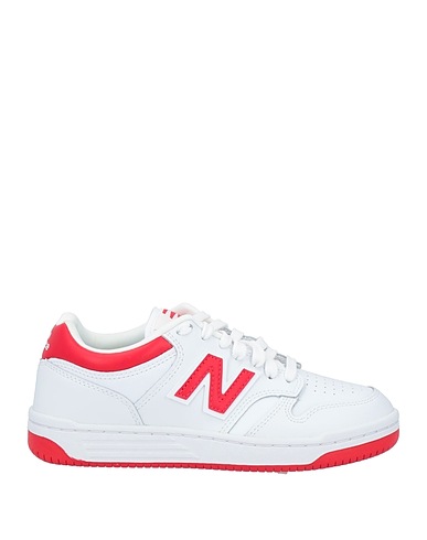 NEW BALANCE Sneakers Bianco Pelle, Fibre tessili