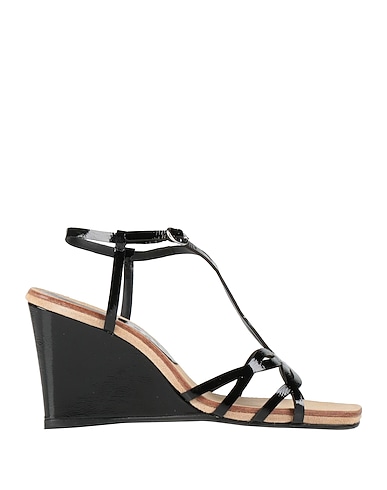 VICENZA) Sandals Black Leather
