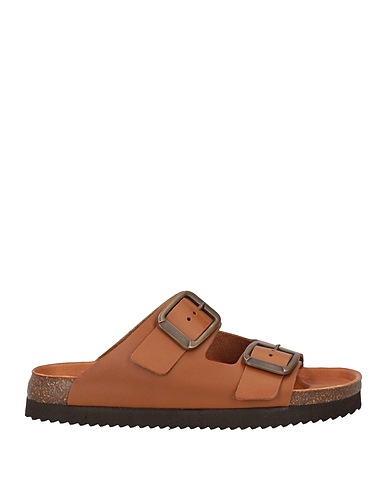 A CHOICE OF FREEDOM Sandals Tan Leather