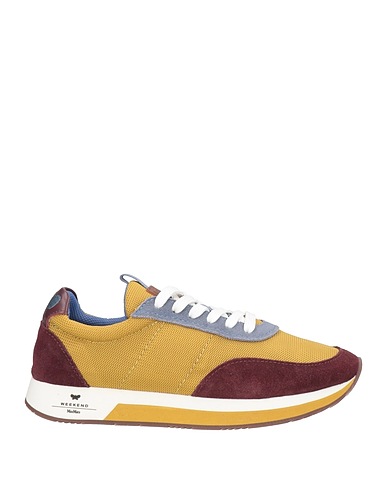 WEEKEND MAX MARA Sneakers Mustard Leather, Textile fibres