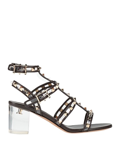 VALENTINO GARAVANI Sandals Transparent Leather, Other Fibres