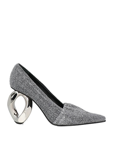 JW ANDERSON Pump Silver Textile fibers