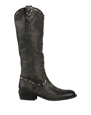 ASH Boots Charcoal Leather