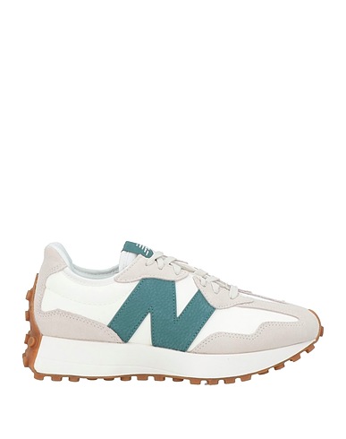 NEW BALANCE Sneakers White Textile fibers, Leather