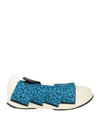 FESSURA Sneakers Azure Rubber, Textile fibres