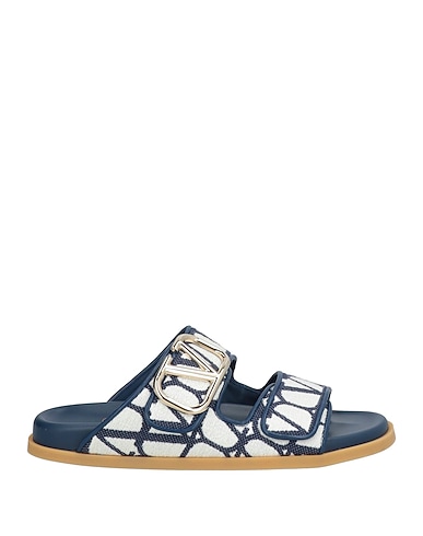 VALENTINO GARAVANI Sandals Blue Textile fibers