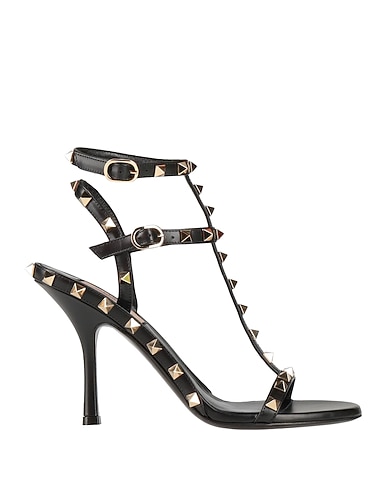 VALENTINO GARAVANI Sandals Black Leather