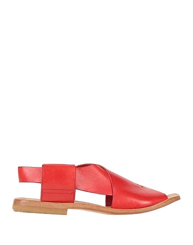 MOMA Sandals Red Cowhide