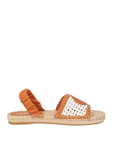 KARL LAGERFELD Espadrilles Tan Leather, Textile fibers