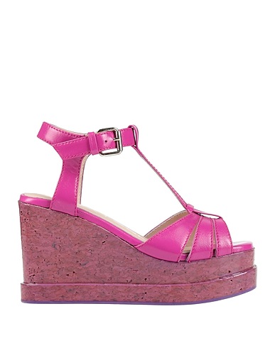 STRATEGIA Sandals Fuchsia Leather