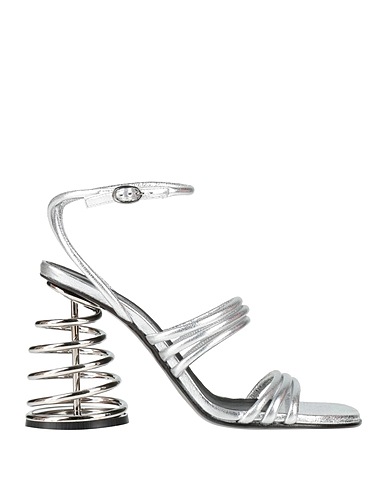 JW ANDERSON Sandals Silver Leather