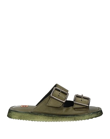 MOMA Sandals Green Leather